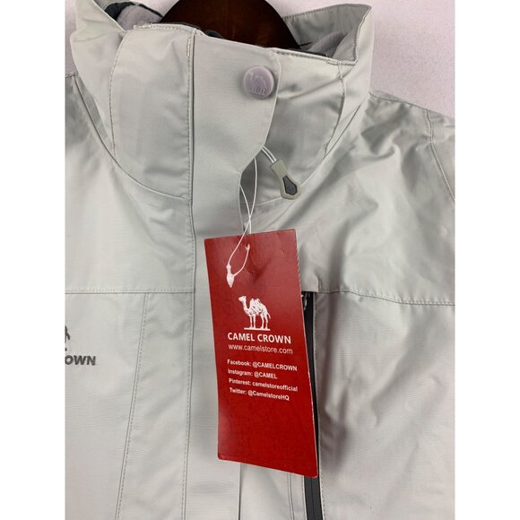 Women’s NWT Camel Crown Gray 3 in 1 Outdoor Jacket Size L - Picture 12 of 16